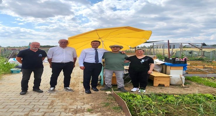 Başkan Sarıkurt, Hobi Bahçesini Ziyaret Etti