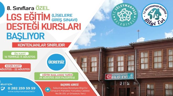 LGS Adayları Dikkat! Bilgi Evi Başvuruları 14 Temmuzda Başlıyor