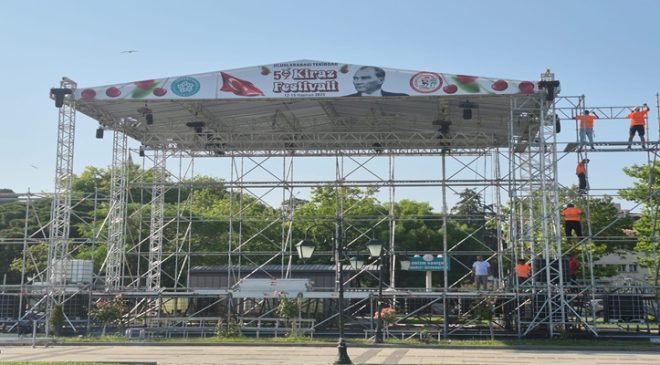 Kiraz Festivali İçin Tüm Hazırlıklar Tamamlandı