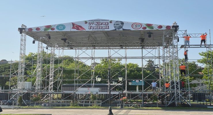 Kiraz Festivali İçin Tüm Hazırlıklar Tamamlandı