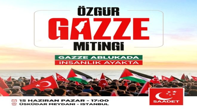NURGÜL BEYTİYE EKİNCİ: “ÖZGÜR GAZZE MİTİNGİ’NDE MAZLUMLARIN SESİ OLACAĞIZ”