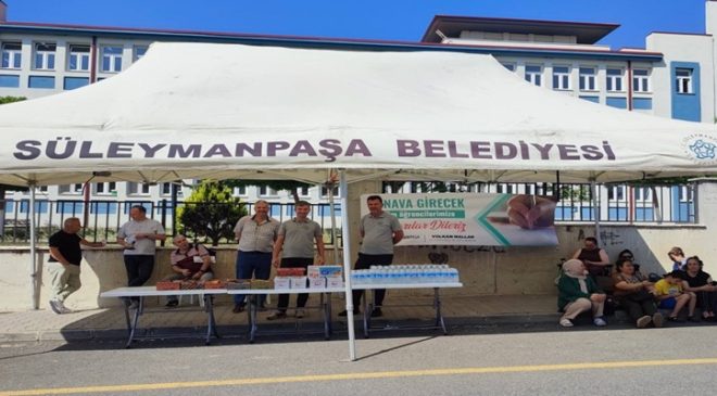 Süleymanpaşa Belediyesi Üniversite Adaylarını Yalnız Bırakmadı