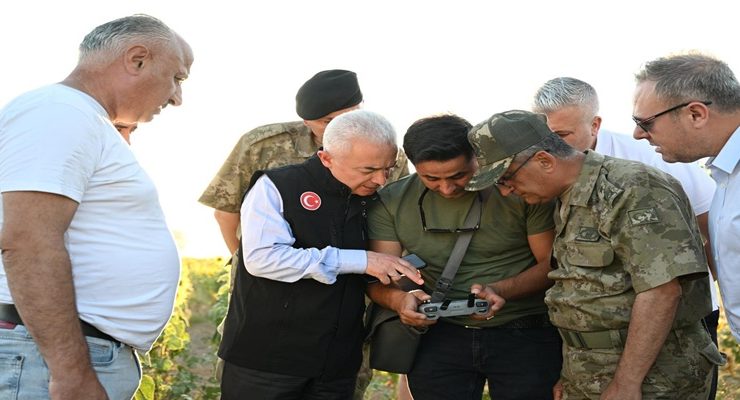 Kırklareli TSO Başkanı Soner Ilık, Kırklareli Valisi Uğur Turan ile Birlikte Yangın Bölgelerinde İncelemelerde Bulundu