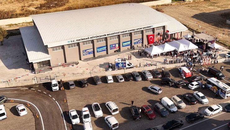SARAY SPOR KOMPLEKSİ HİZMETE AÇILDI