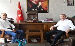 Başkan Özcan’dan Kaymakam Mercan’a Ziyaret