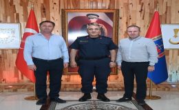 Kırklareli TSO Başkanları Ilık ile Özsan, Kırklareli İl Jandarma Komutanı J. Kd. Alb. Eskitürk’e “Hayırlı olsun” Ziyaretinde Bulundu