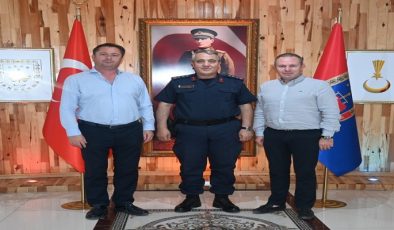 Kırklareli TSO Başkanları Ilık ile Özsan, Kırklareli İl Jandarma Komutanı J. Kd. Alb. Eskitürk’e “Hayırlı olsun” Ziyaretinde Bulundu