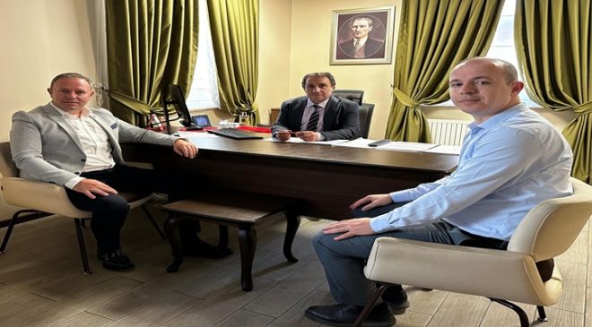 Başkan Soner Ilık, T.C. Ziraat Bankası Kırklareli Şube Müdürü Şinasi Kızılarslan’a “Hayırlı olsun” Ziyaretinde Bulundu