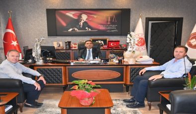 Kırklareli TSO Başkanları Ilık ile Özsan’dan, Kırklareli Cumhuriyet Başsavcısı Taşkoparan’a “Hayırlı olsun” Ziyareti