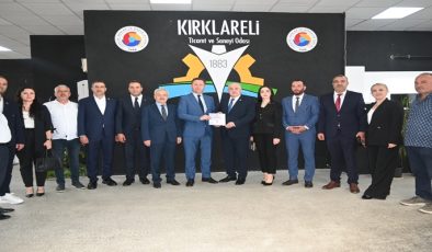 Kırklareli TSO Meclis Başkanı İsmail Hakkı Özsan, MHP Milletvekilleri ile MYK Üyelerini Misafir Etti