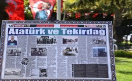 ATATÜRK’ÜN TEKİRDAĞ’A GELİŞİ VE HARF DEVRİMİ’NİN 97. YILI TÖRENLE KUTLANDI