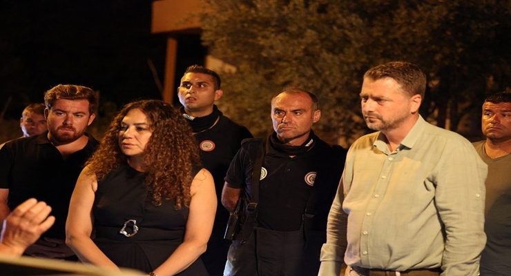 BÜYÜKŞEHİR UÇMAKDERE YANGININA TÜM GÜCÜYLE MÜDAHALE ETTİ