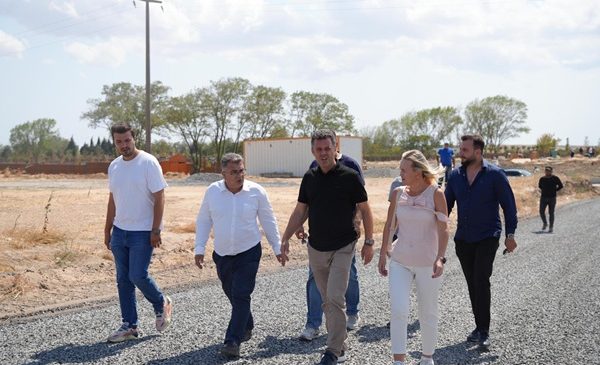 Başkan Sarıkurt, Çorlu`da Devam Eden Çalışmaları İnceledi