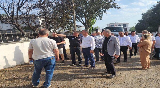 Başkan Sarıkurt, Önerler Mahallesindeki Yangını Yerinde İnceledi