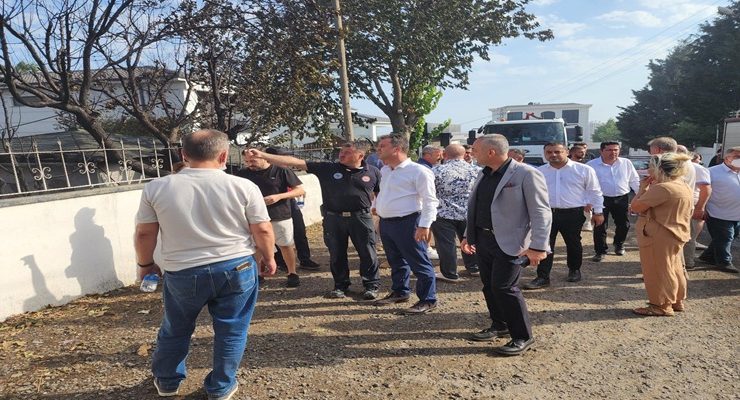Başkan Sarıkurt, Önerler Mahallesindeki Yangını Yerinde İnceledi