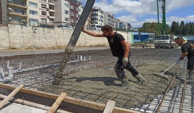 Süleymanpaşa Belediyesi Ek Hizmet Binası Ve Yaşam Kompleksinde İlk Beton Atıldı