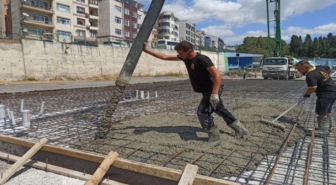 Süleymanpaşa Belediyesi Ek Hizmet Binası Ve Yaşam Kompleksinde İlk Beton Atıldı