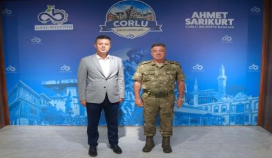 Komutanlar Alper ve Atak’tan Başkan Sarıkurt’a Veda Ziyareti