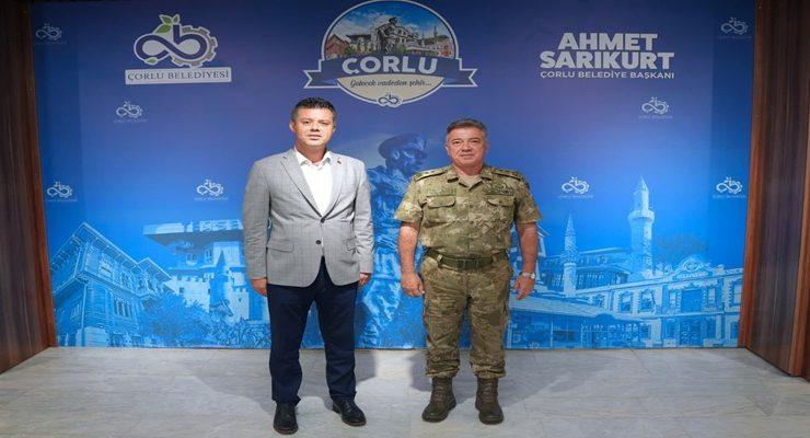 Komutanlar Alper ve Atak’tan Başkan Sarıkurt’a Veda Ziyareti