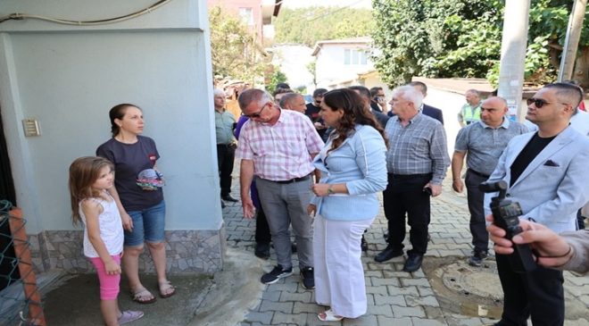 SÜLEYMANPAŞA’DA ANİ BASTIRAN YAĞIŞ SONRASI BÜYÜKŞEHİR VE TESKİ EKİPLERİ SEFERBER OLDU