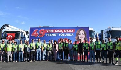 TEKİRDAĞ’IN HİZMET FİLOSU 49 YENİ ARAÇLA GÜÇLENDİ
