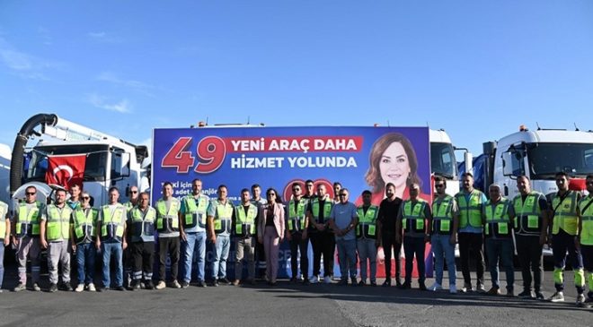 TEKİRDAĞ’IN HİZMET FİLOSU 49 YENİ ARAÇLA GÜÇLENDİ