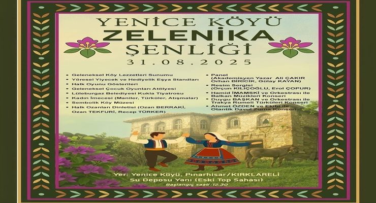 Yenice Köyü’nde Zelenika Şenliği Coşkusu Başlıyor