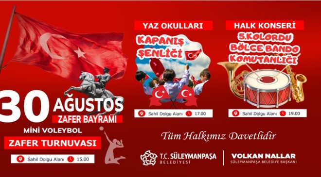 Zafer Bayramı Coşkuyla Kutlanacak