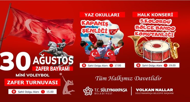 Zafer Bayramı Coşkuyla Kutlanacak
