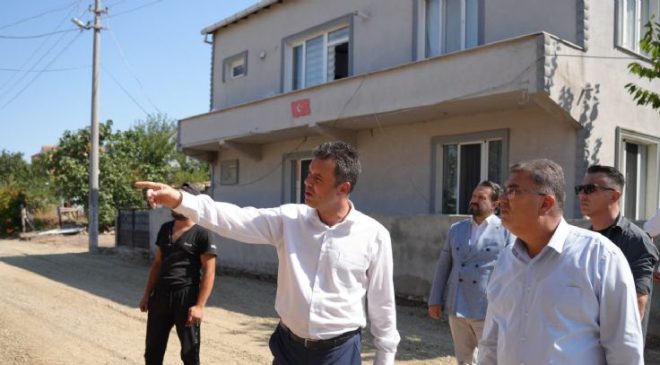 Başkan Sarıkurt, Çorlu`daki Yol ve Altyapı Çalışmalarını İnceledi