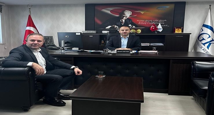 Başkan Soner Ilık, SGK Kırklareli İl Müdürü Şenol Genel’i Ziyaret Etti