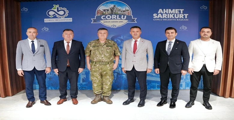 5. Kolordu Komutanı Tümgeneral Aksoytürk’ten Başkan Sarıkurt’a İadeiziyaret