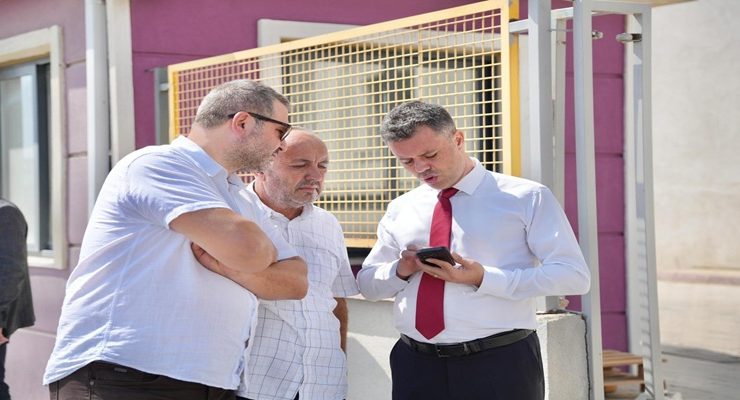 Başkan Sarıkurt, Zafer Mahallesi’ndeki Çalışmaları Yerinde İnceledi