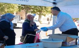 Saray Belediyesi’nden lokma ikramı
