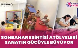 SONBAHAR ESİNTİSİ ATÖLYELERİYLE KADINLAR VE ÇOCUKLAR DOĞAYLA BULUŞTU, SANATLA GÜÇLENDİ
