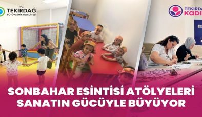 SONBAHAR ESİNTİSİ ATÖLYELERİYLE KADINLAR VE ÇOCUKLAR DOĞAYLA BULUŞTU, SANATLA GÜÇLENDİ