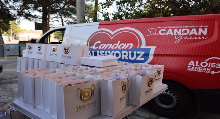 TEKİRDAĞ’DA EĞİTİME CANDAN DESTEK