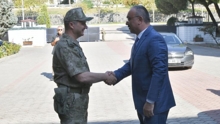 Vali Soytürk Garnizon Komutanı Yörüyüş’e İade-i Ziyarette Bulundu