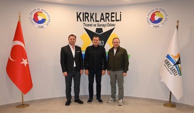 CHP Kırklareli Milletvekilli Vecdi Gündoğdu’dan, Kırklareli Ticaret ve Sanayi Odası’na “Hayırlı olsun” Ziyareti