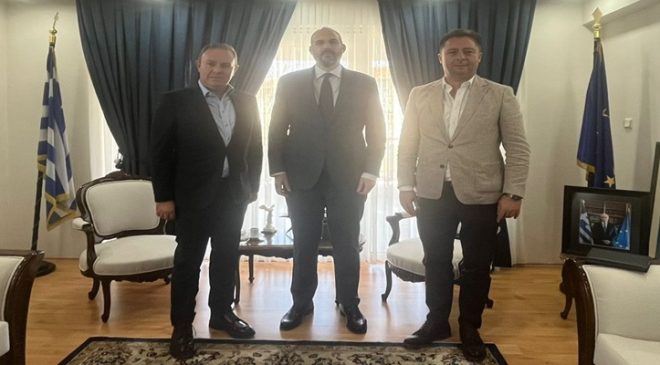 Kırklareli TSO Başkanları Ilık ile Özsan’dan, Yunanistan Edirne Konsolosu Sethelos Isidoros Balios’a “Hayırlı Olsun” Ziyareti