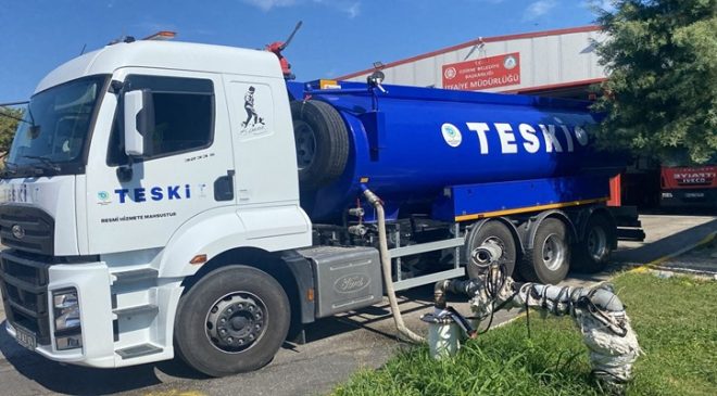 KURAKLIKLA MÜCADELEDE DAYANIŞMA ÖRNEĞİ:  TESKİ’DEN EDİRNE’YE SU DESTEĞİ