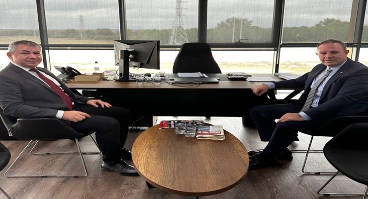 Başkan Soner Ilık, Kırklareli OSB Müdürü Sebahattin Dönmez’i Ziyaret Etti