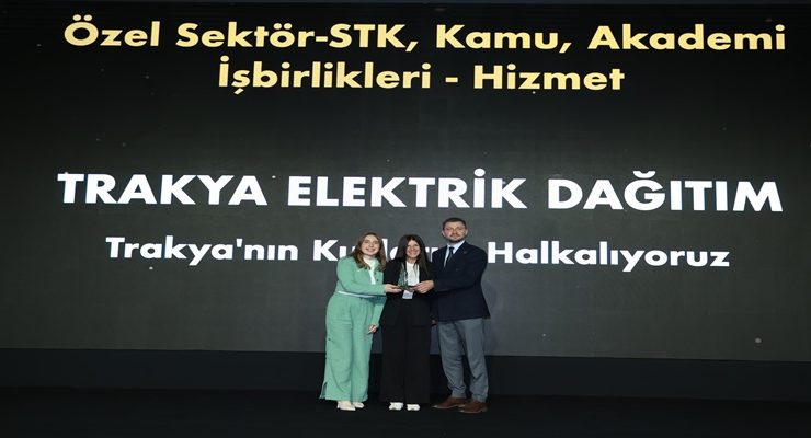 Sürdürülebilirlik Akademisi’nden TREDAŞ’a “İş Birliği” Ödülü