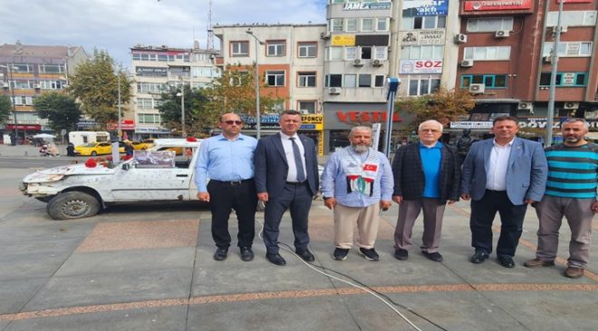 Başkan Sarıkurt’tan Filistin İçin Düzenlenen Etkinliğe Tam Destek
