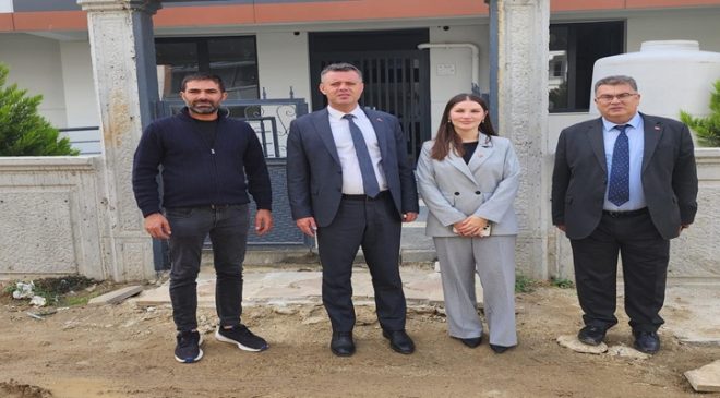 Başkan Sarıkurt, Hatip Mahallesi’ndeki Çalışmaları Yerinde İnceledi