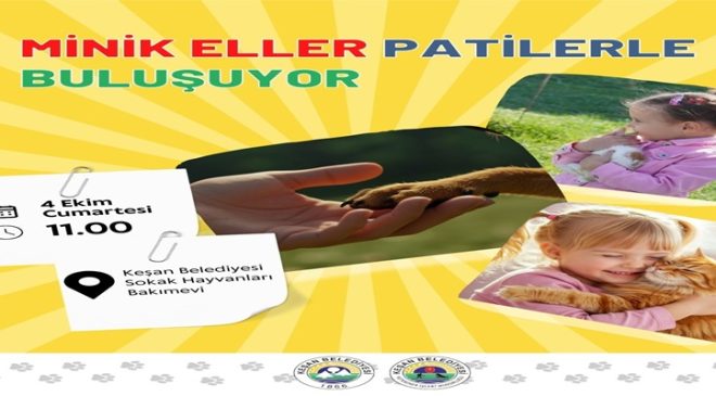 Keşan Belediyesi’nden 4 Ekim’de Can Dostlarımız İçin Anlamlı Buluşma