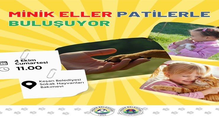 Keşan Belediyesi’nden 4 Ekim’de Can Dostlarımız İçin Anlamlı Buluşma