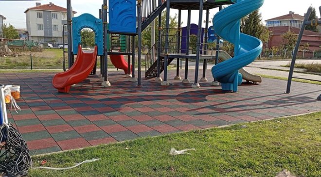 Ergene Belediyesi Parkların Bakımını Sürdürüyor