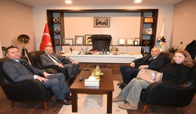 Kırklareli TSO Başkanları Ilık ile Özsan, Kırklareli İl Tarım ve Orman Müdürü Gökhan Karaca’yı Misafir Etti