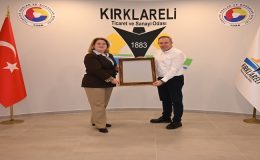 Başkan Soner Ilık, Kırklareli İl Sağlık Müdürü Dr. Öğr. Üyesi Çiğdem Cerit’i Ağırladı